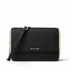 Michael Kors black saffiano leather crossbody